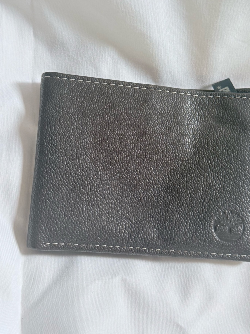 Timberland wallet is made from genuine textured leather Folding